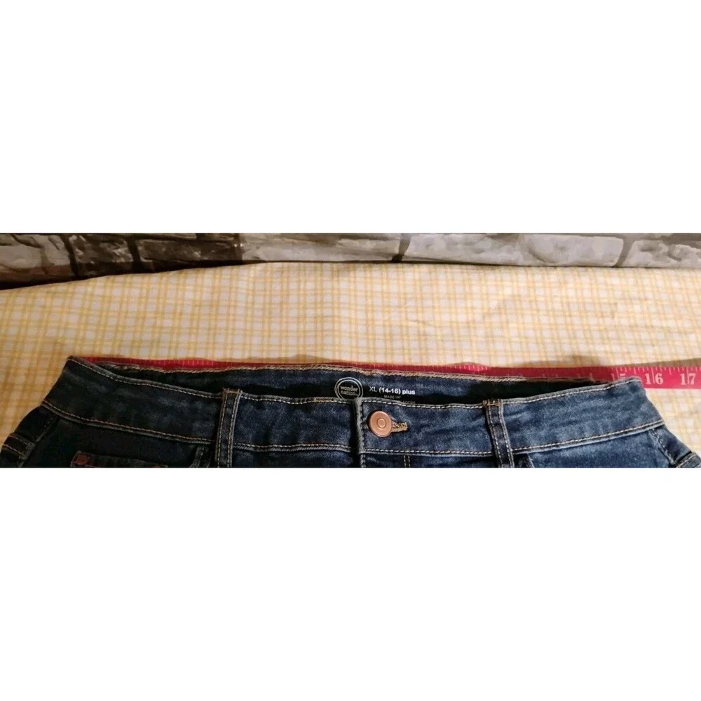 Wonder Nation Girls Plus Size XL (14-16) Denim Skirt